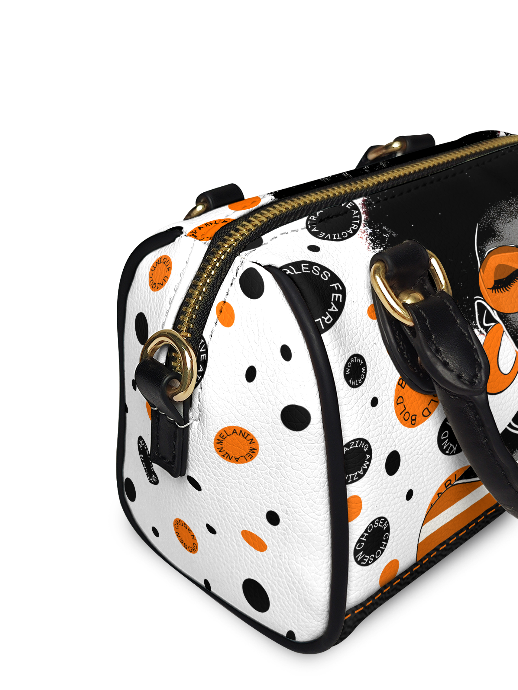 "Fahari" Marshmallow Citrus Mini Satchel