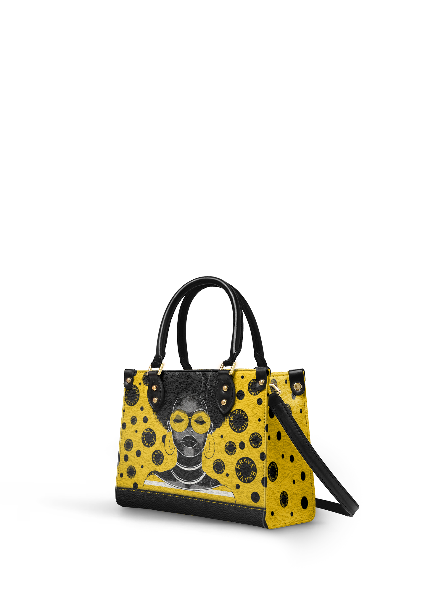 "Fahari" Marigold Pop Small Leather Handbag Today's Deal
