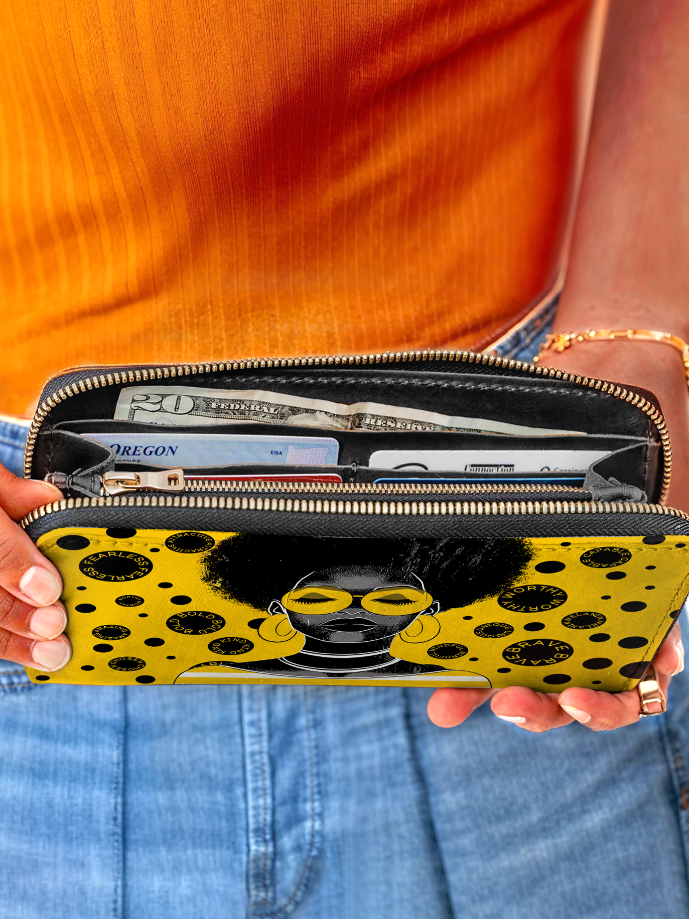 "Fahari" Marigold Pop Wallet Deal