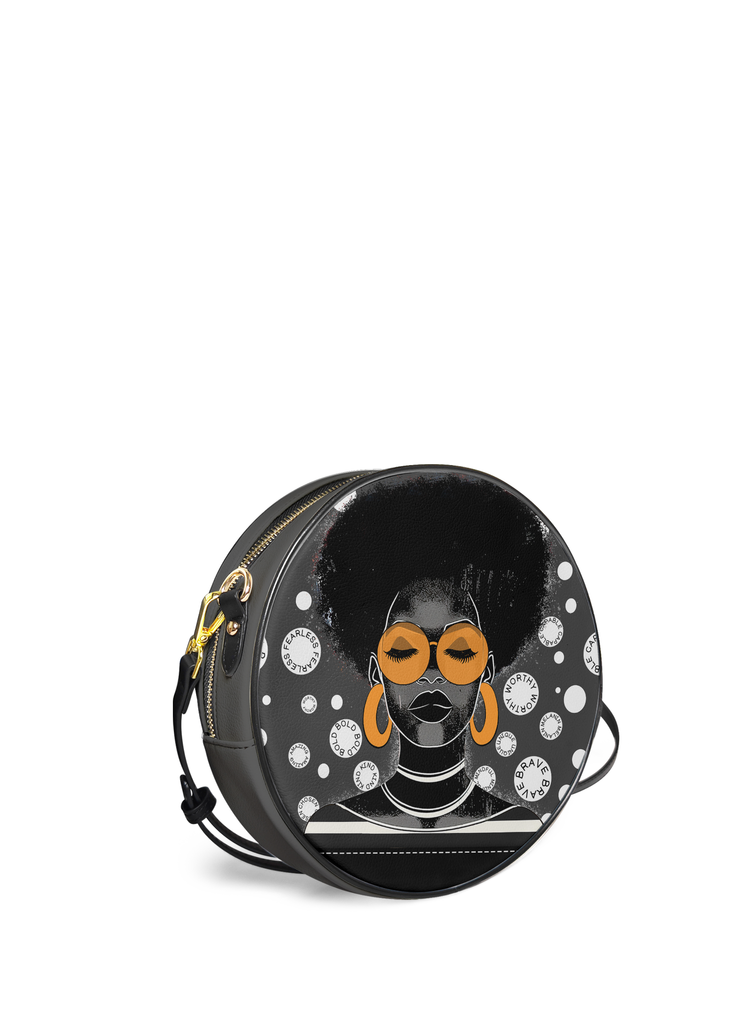 "Fahari" Monochrome Circle Crossbody Bag Deal