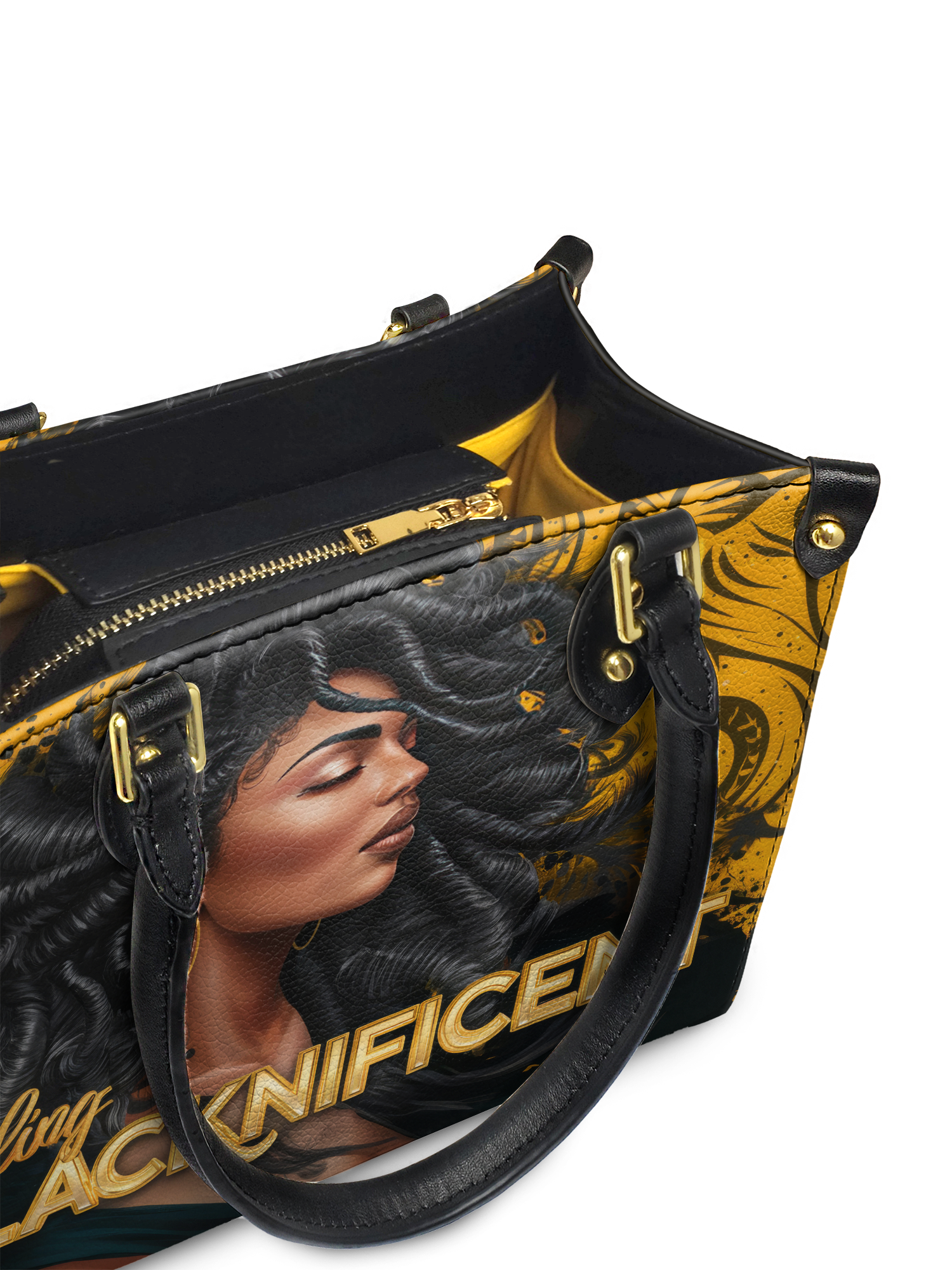 "Blacknificent" The Signature Trio Bundle - Small Leather Handbag
