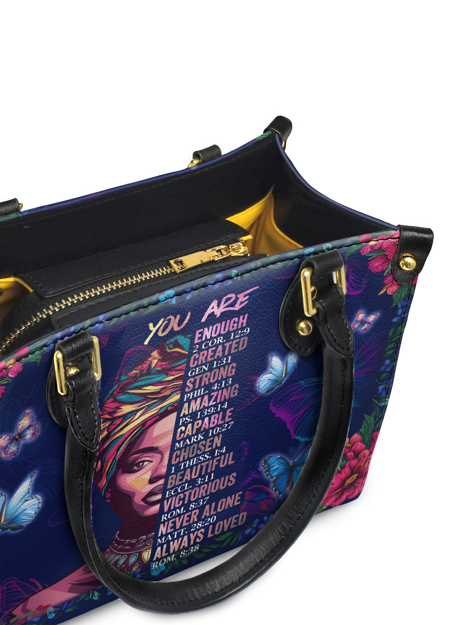 "Imani" Blue Orchid The Signature Duo Bundle - Small Leather Handbag