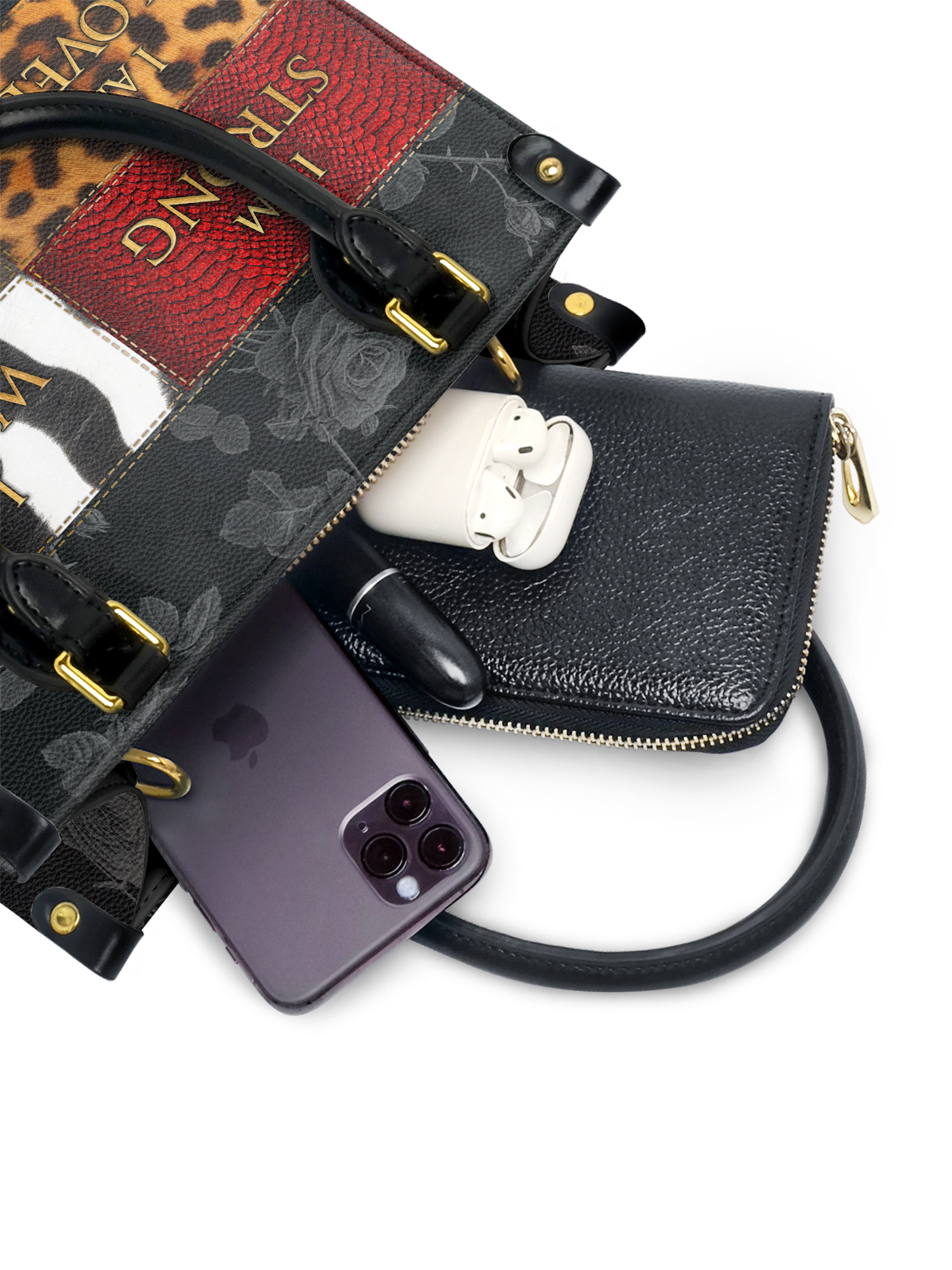 "Kadia" The Signature Trio Bundle - Small Leather Handbag