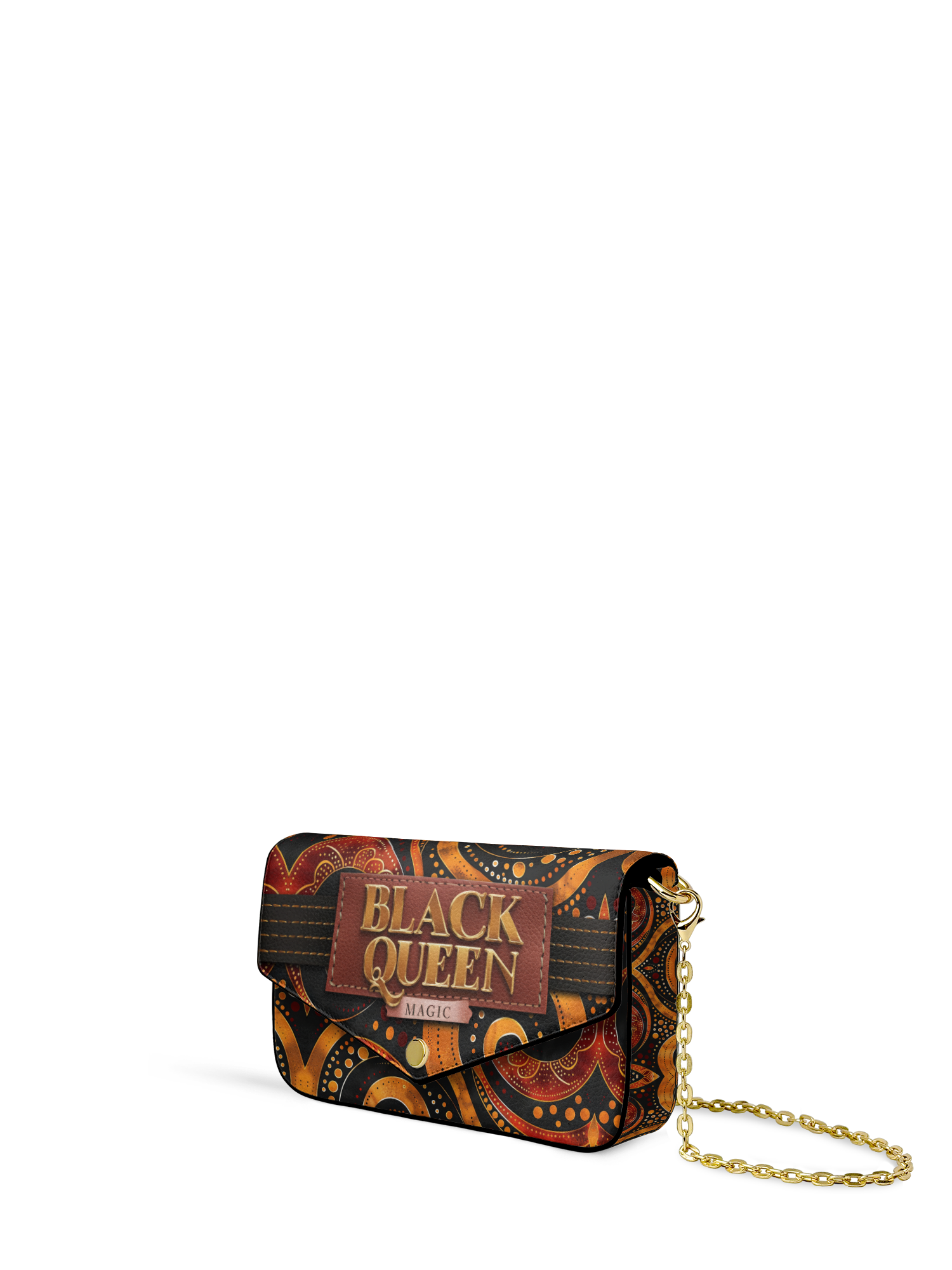 "Makeda" Envelope Chain Crossbody Bag