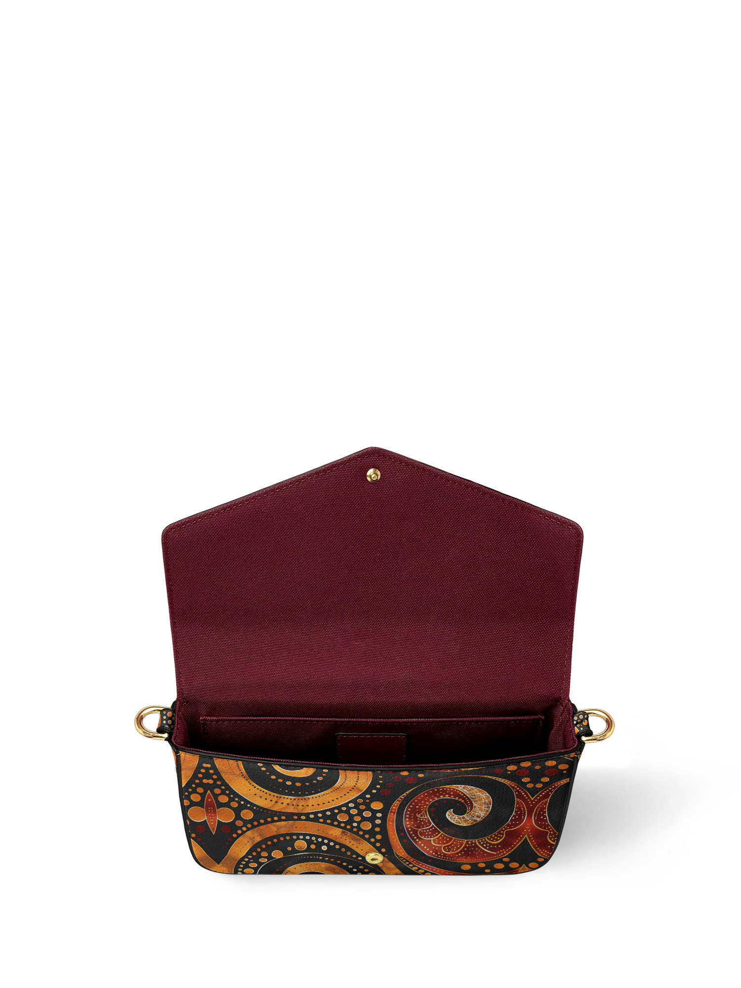 "Makeda" Envelope Chain Crossbody Bag