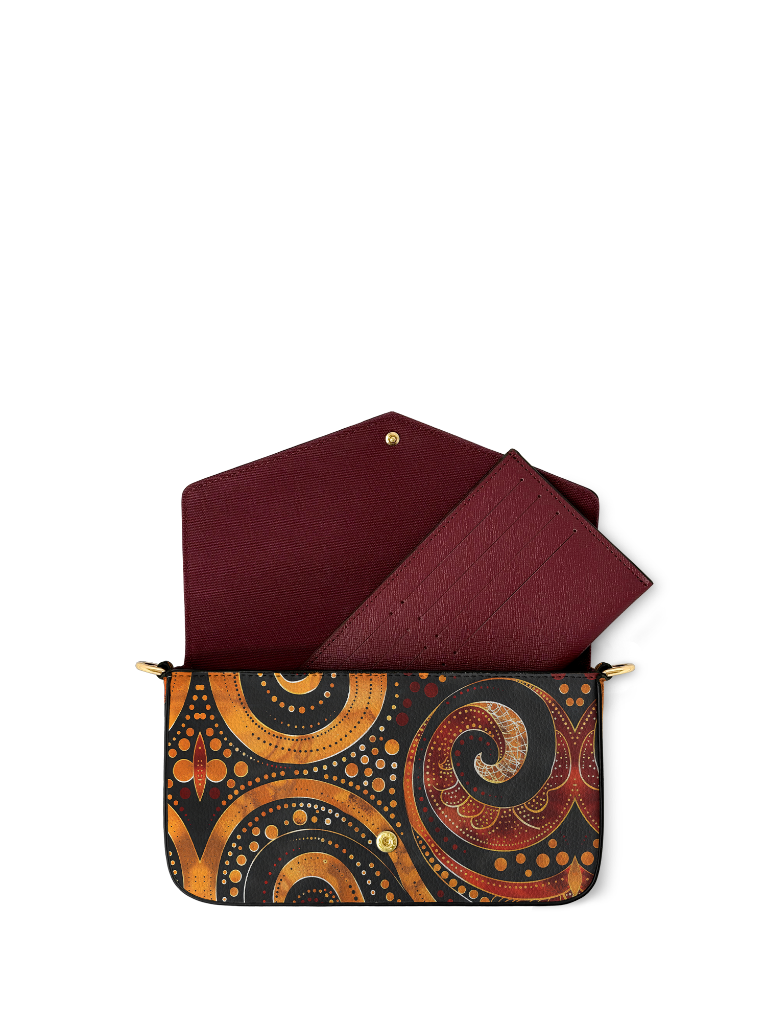 "Makeda" Envelope Chain Crossbody Bag
