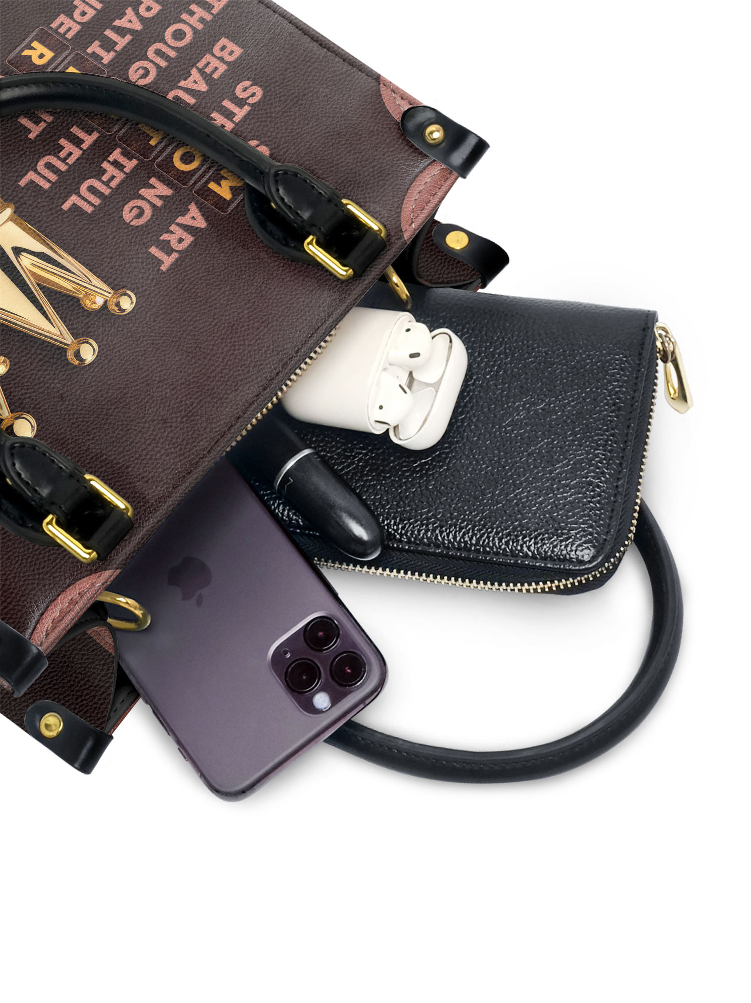 "Imarimom" The Signature Duo Bundle - Small Leather Handbag