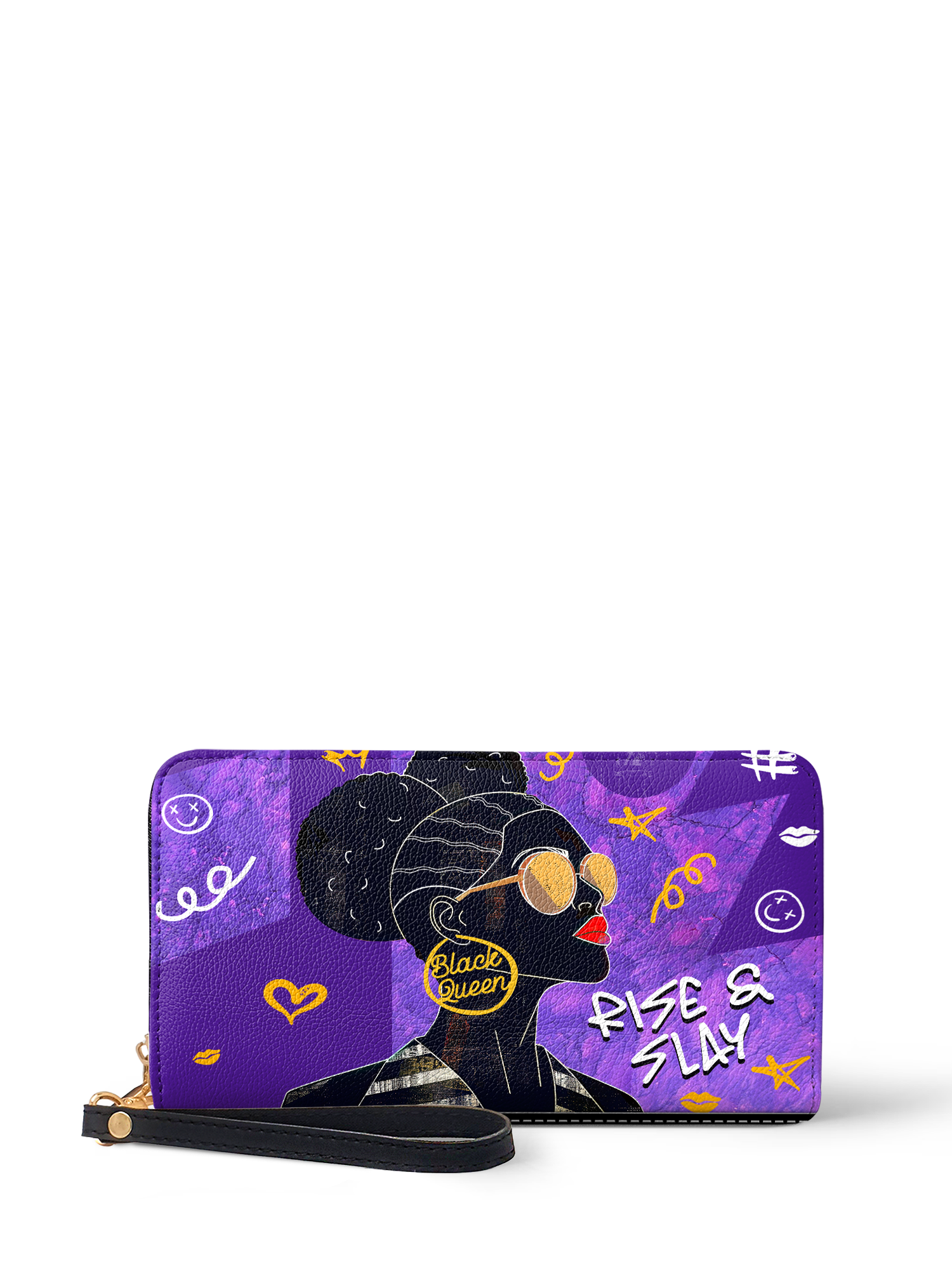 "Sanaa" Purple Crayon Wallet Deal