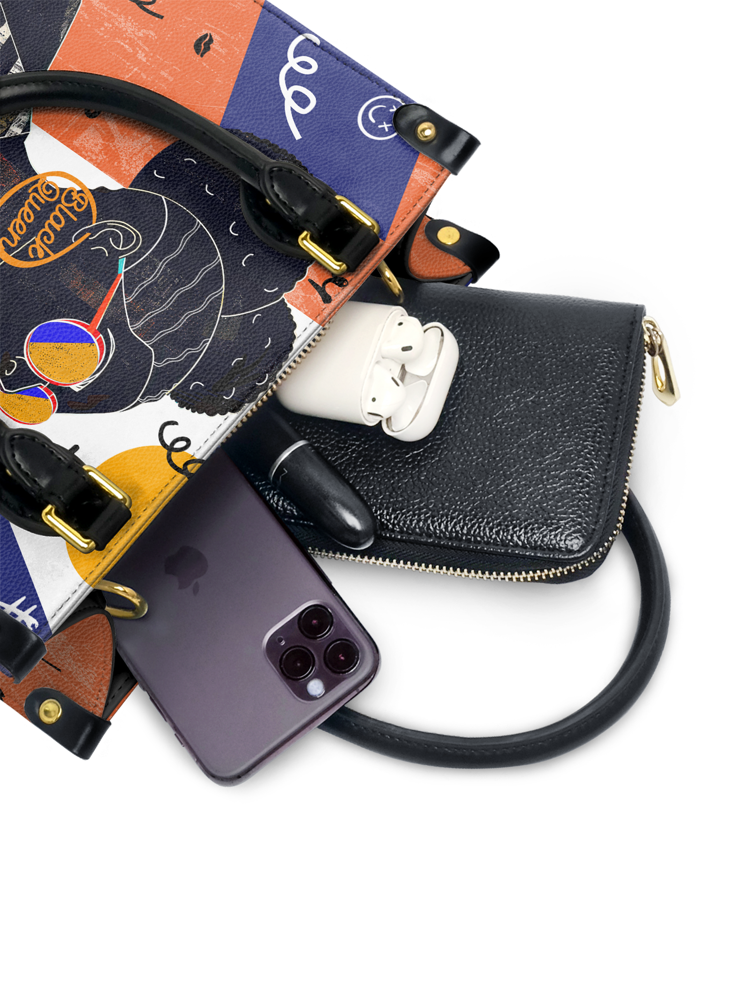 "Sanaa" Salt Pop Small Leather Handbag A250 Deal