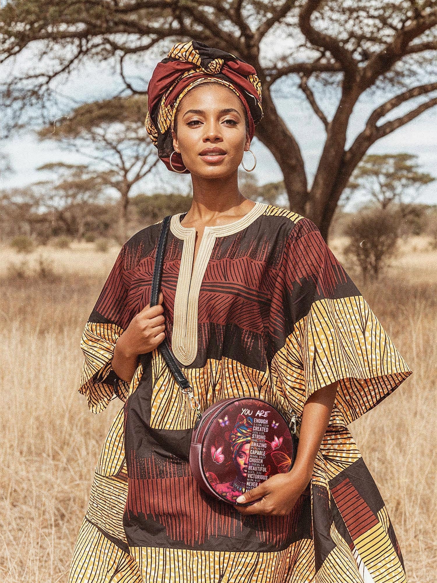 "Imani" Pomegranate Red Circle Crossbody Bag Deal