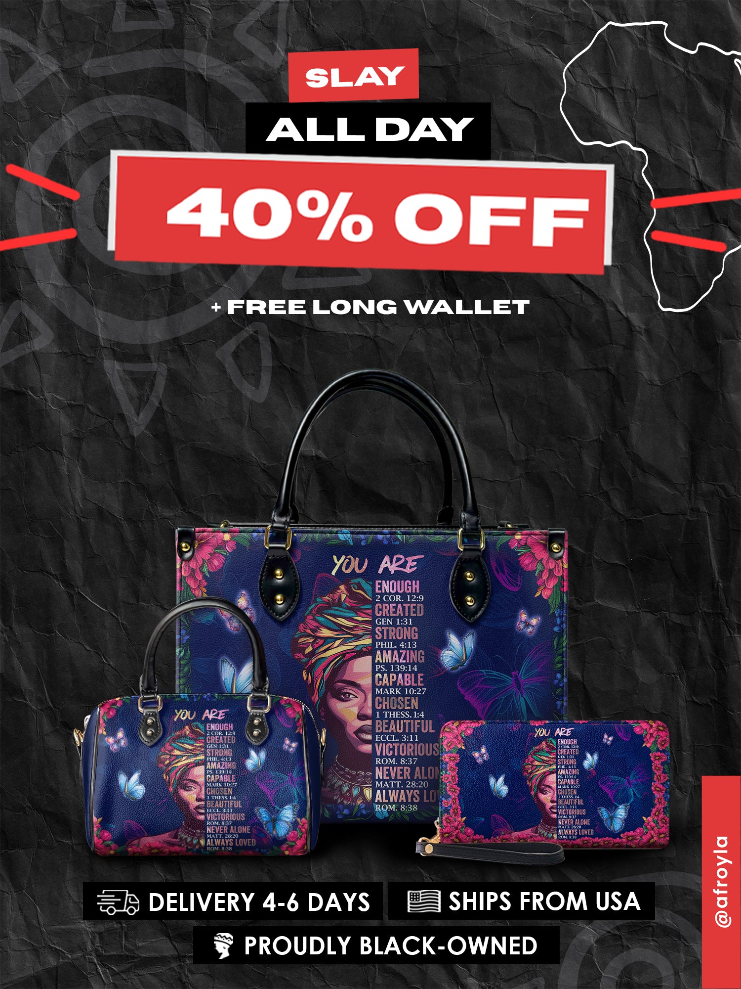 "Imani" Blue Orchid Slay All Day Bundle