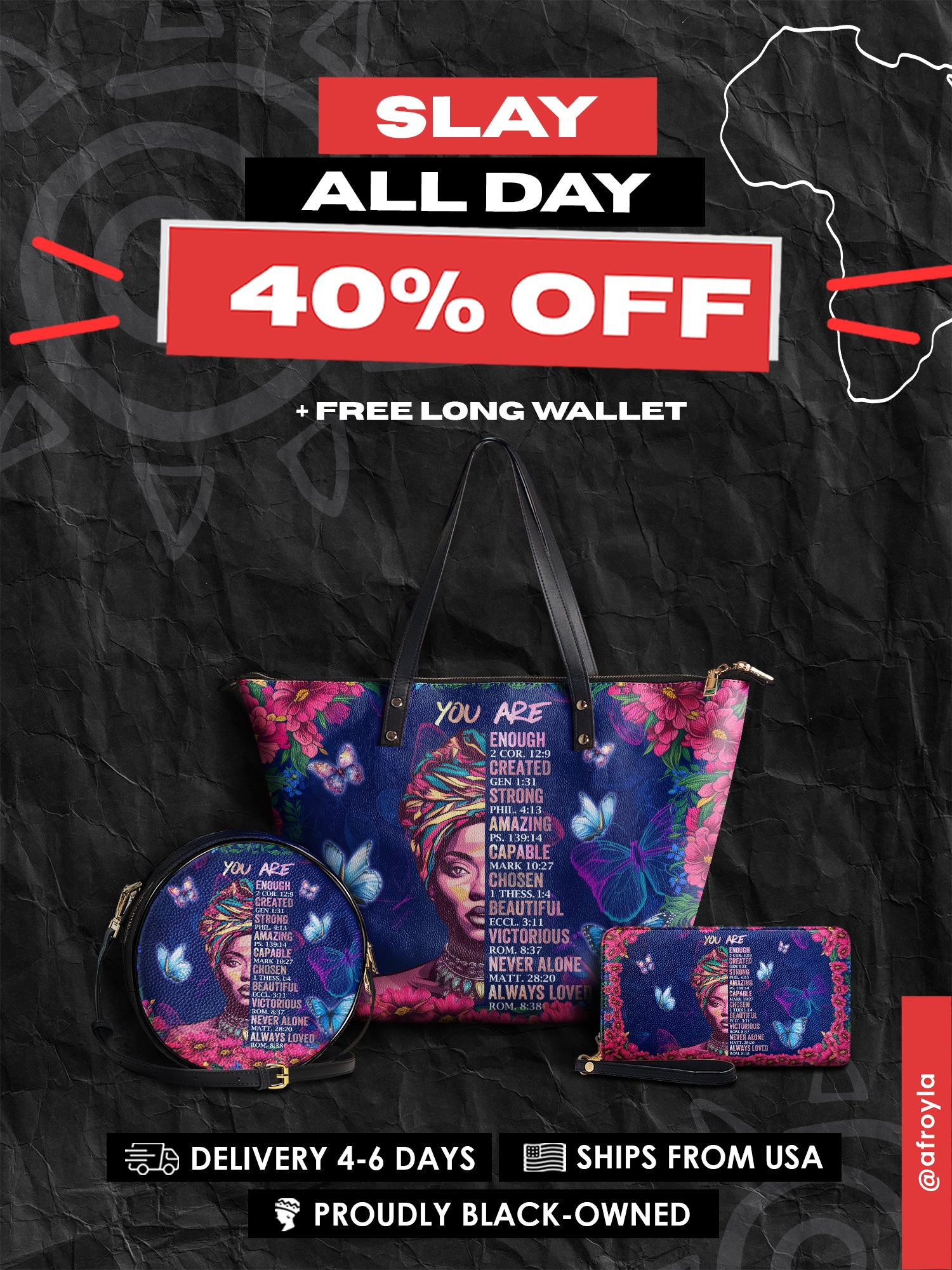 "Imani" Blue Orchid Slay All Day Essential Bundle