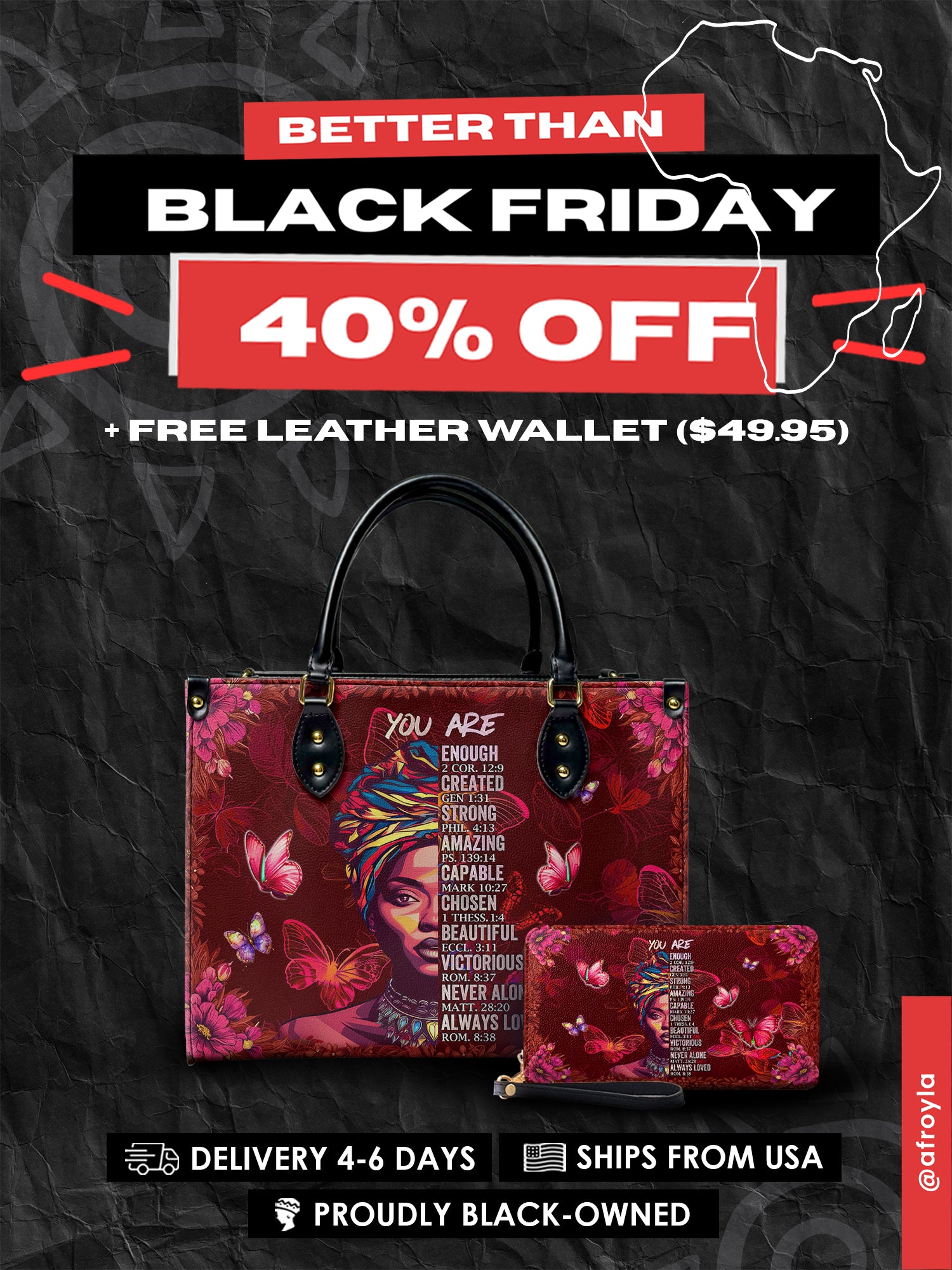 "Imani" Pomegranate Red Leather Handbag Deal