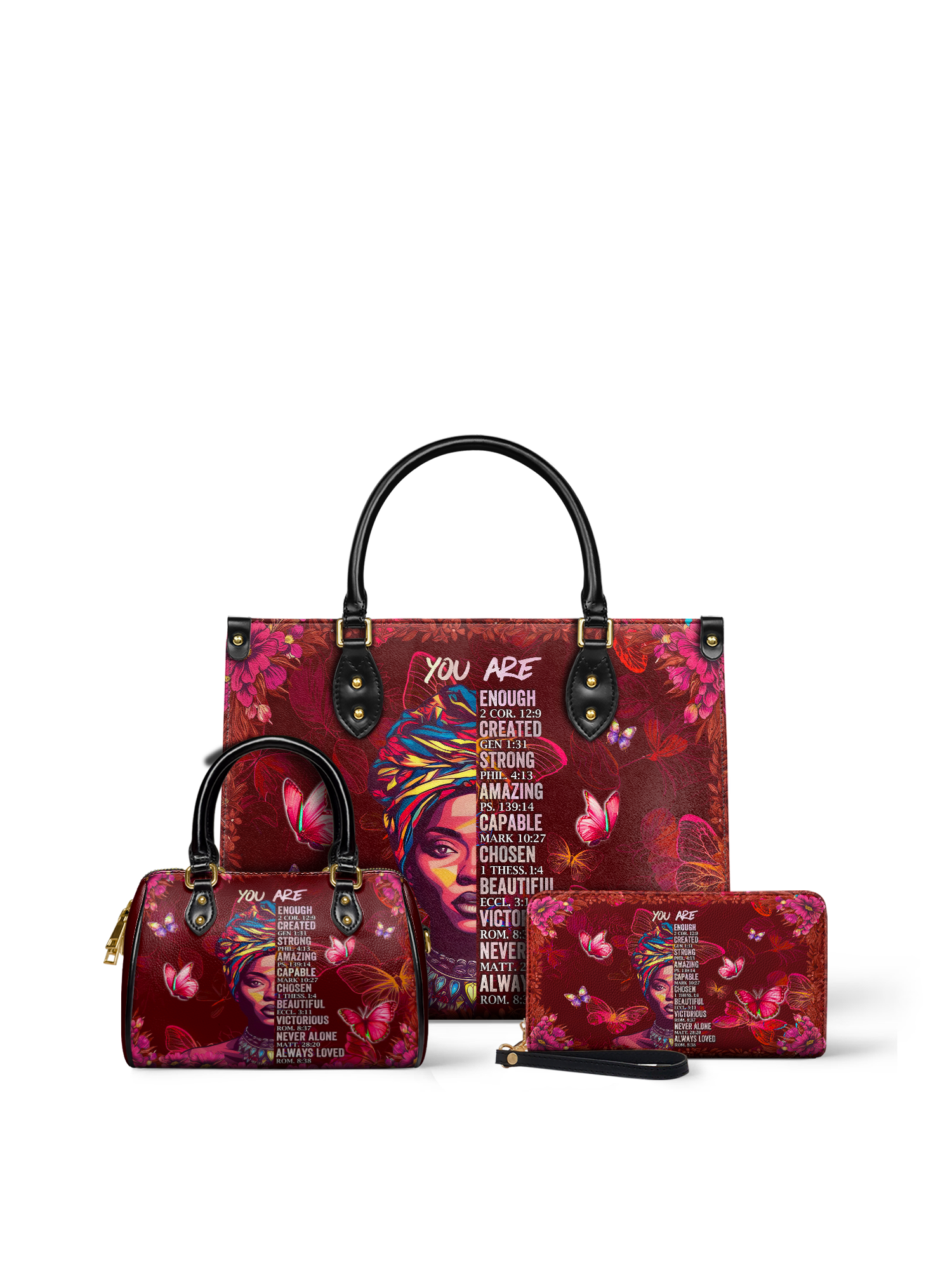 "Imani" Pomegranate Red Leather Handbag A250 Deal