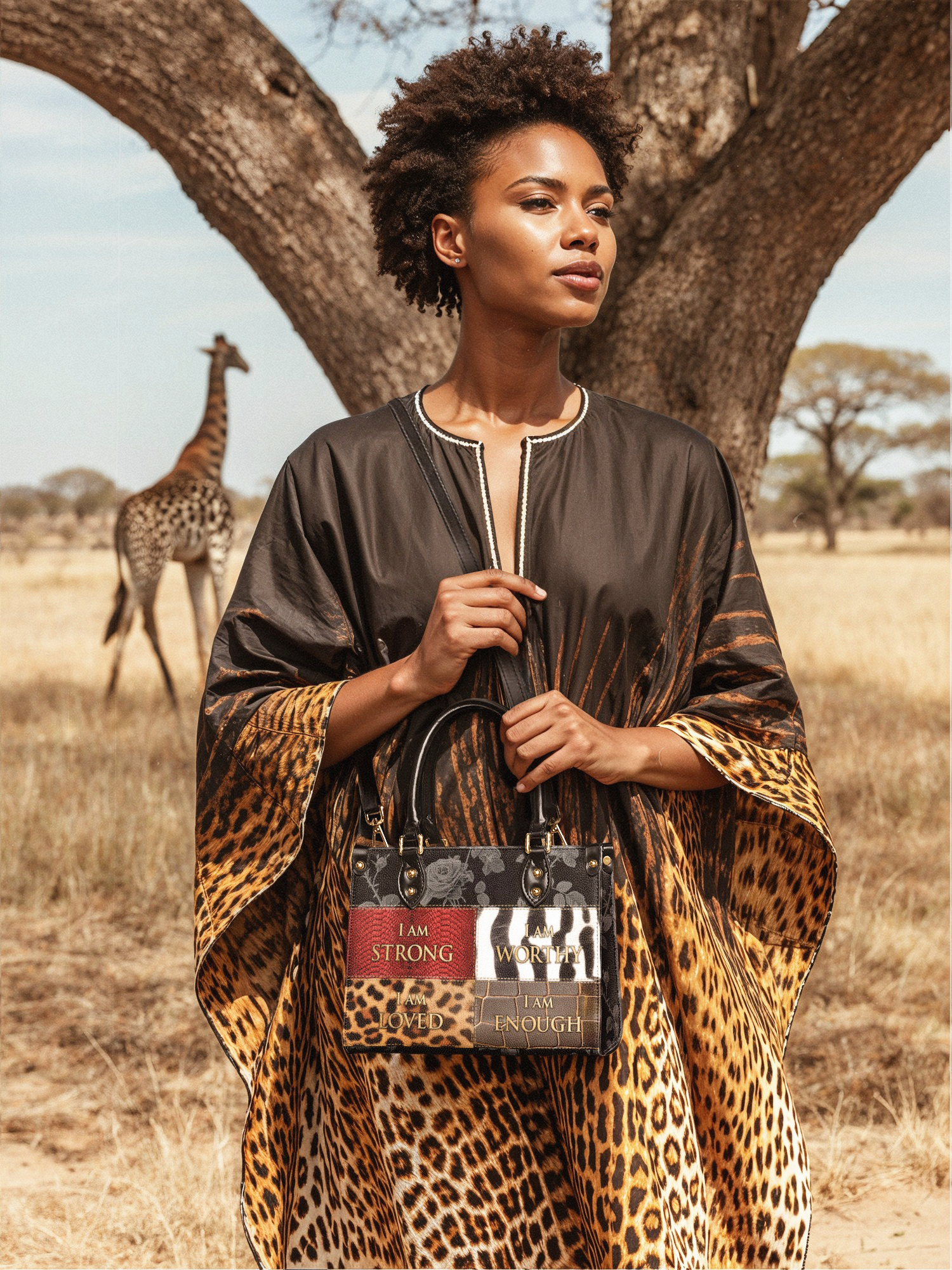 "Kadia" The Signature Trio Bundle - Small Leather Handbag