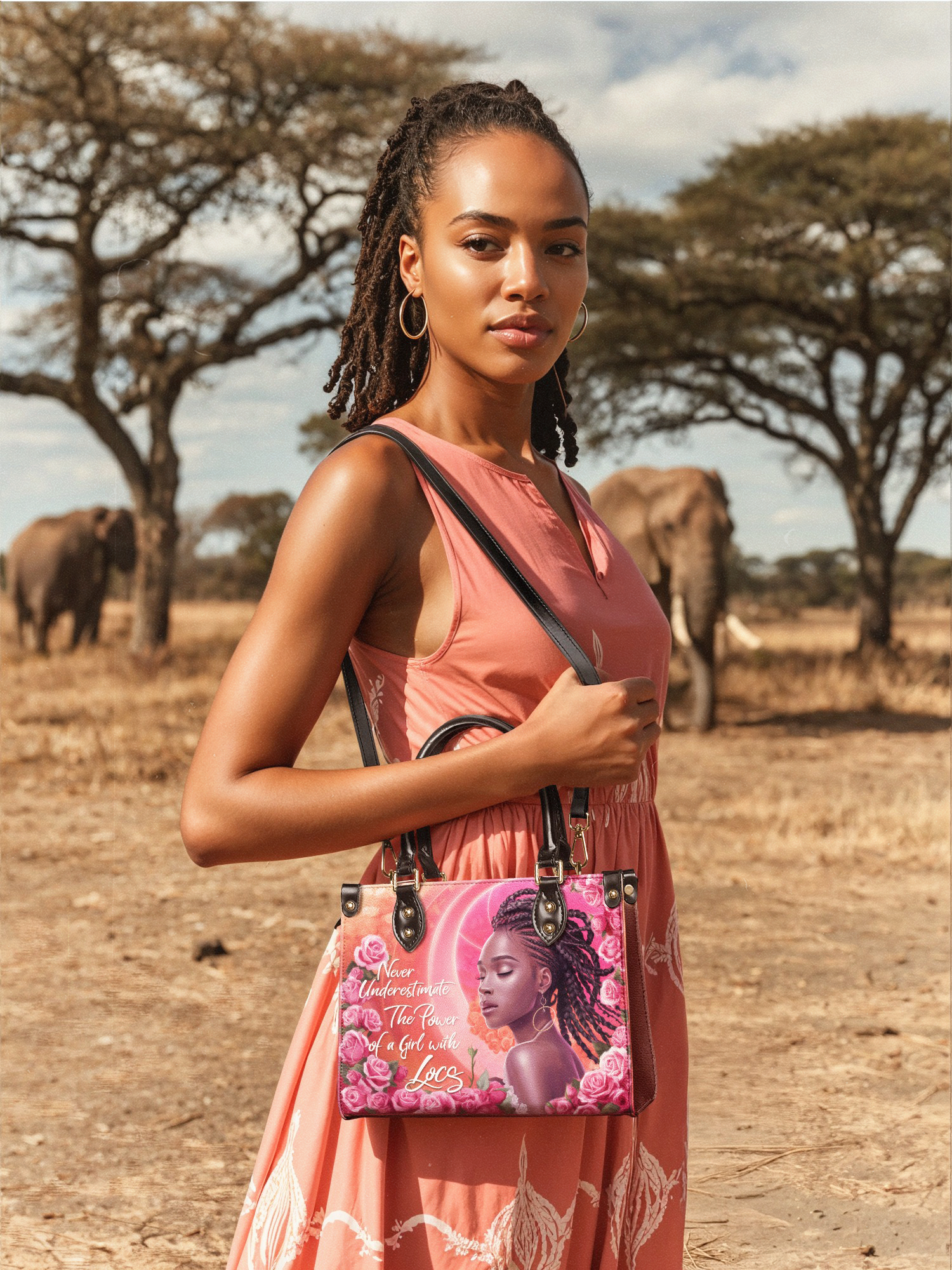"Loclani" The Signature Duo Bundle - Small Leather Handbag