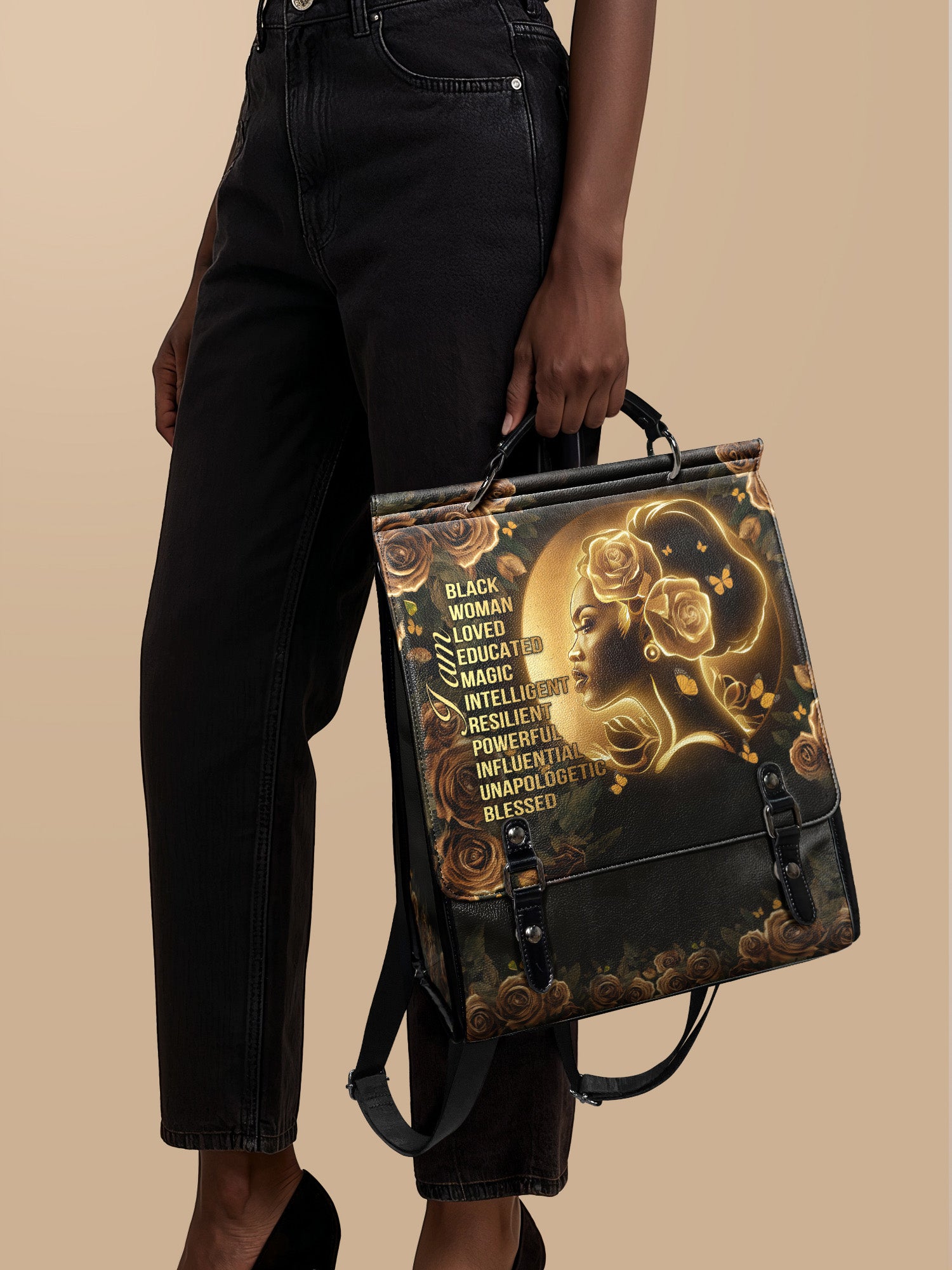 "Lumina" Leather Backpack