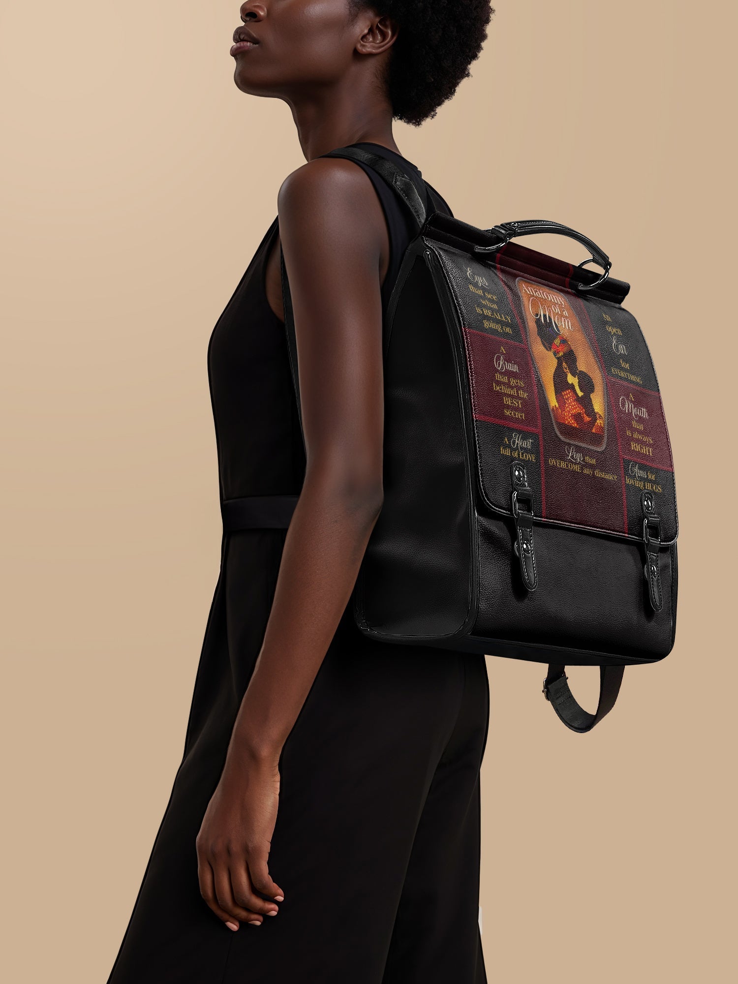 "Mamoya" Leather Backpack Today's Deal