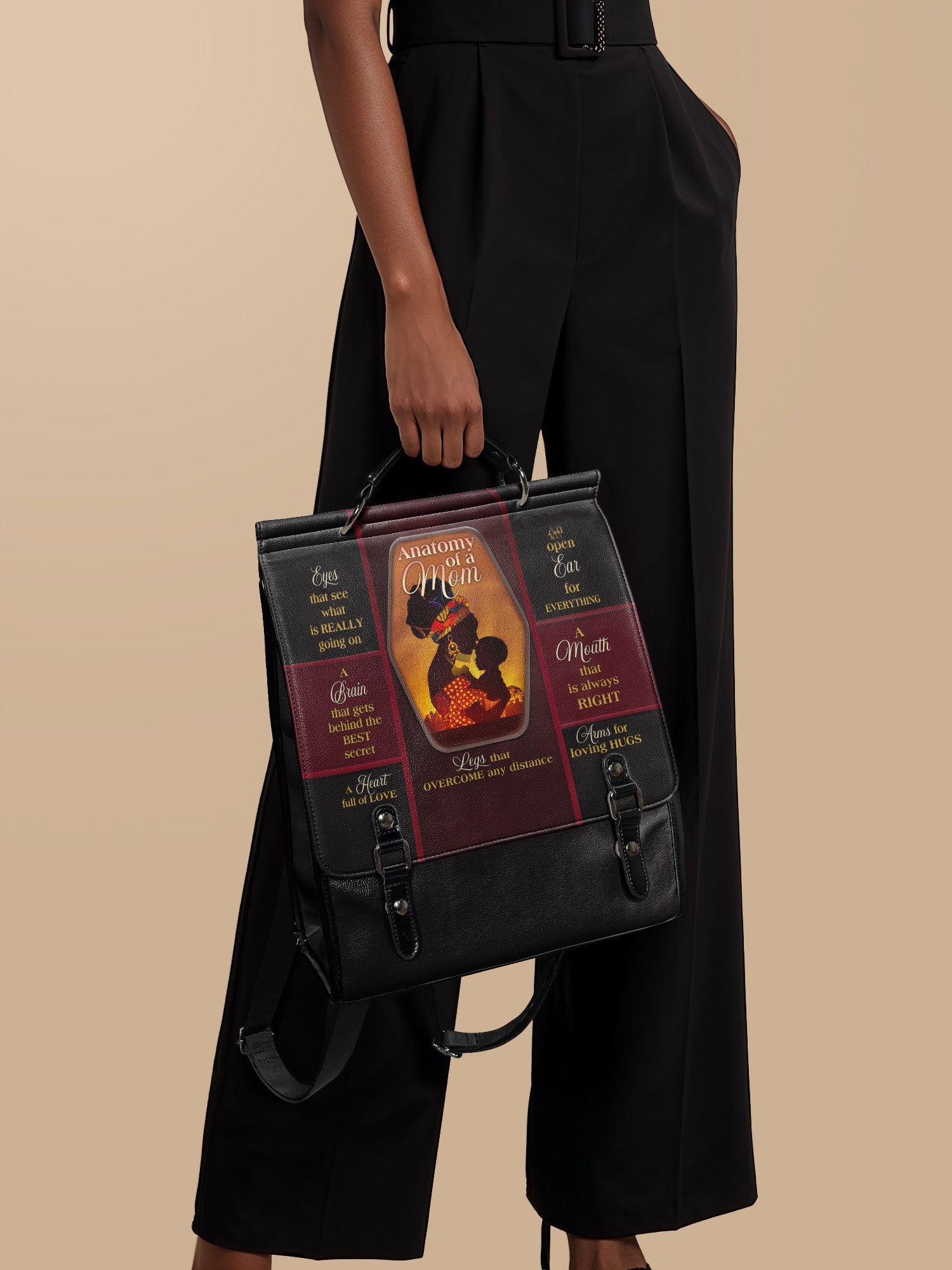 "Mamoya" Leather Backpack