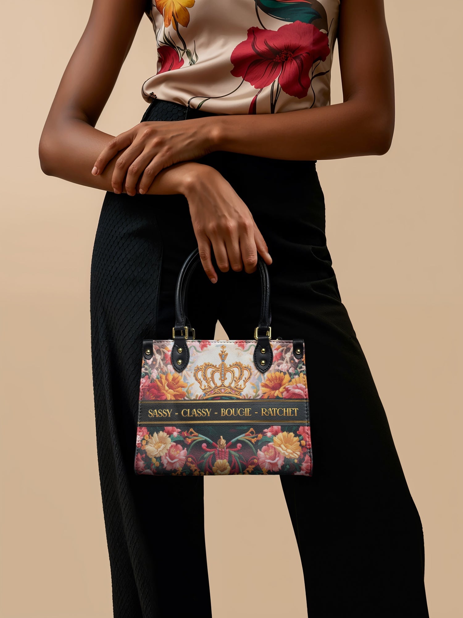 "Naija Royale" The Signature Duo Bundle - Small Leather Handbag