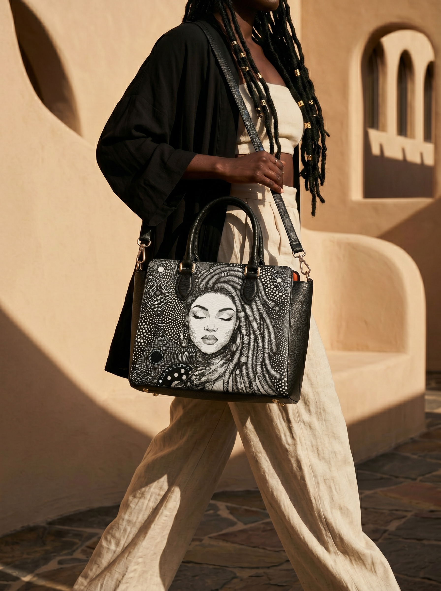 "Naledi" Nembo Leather Handbag