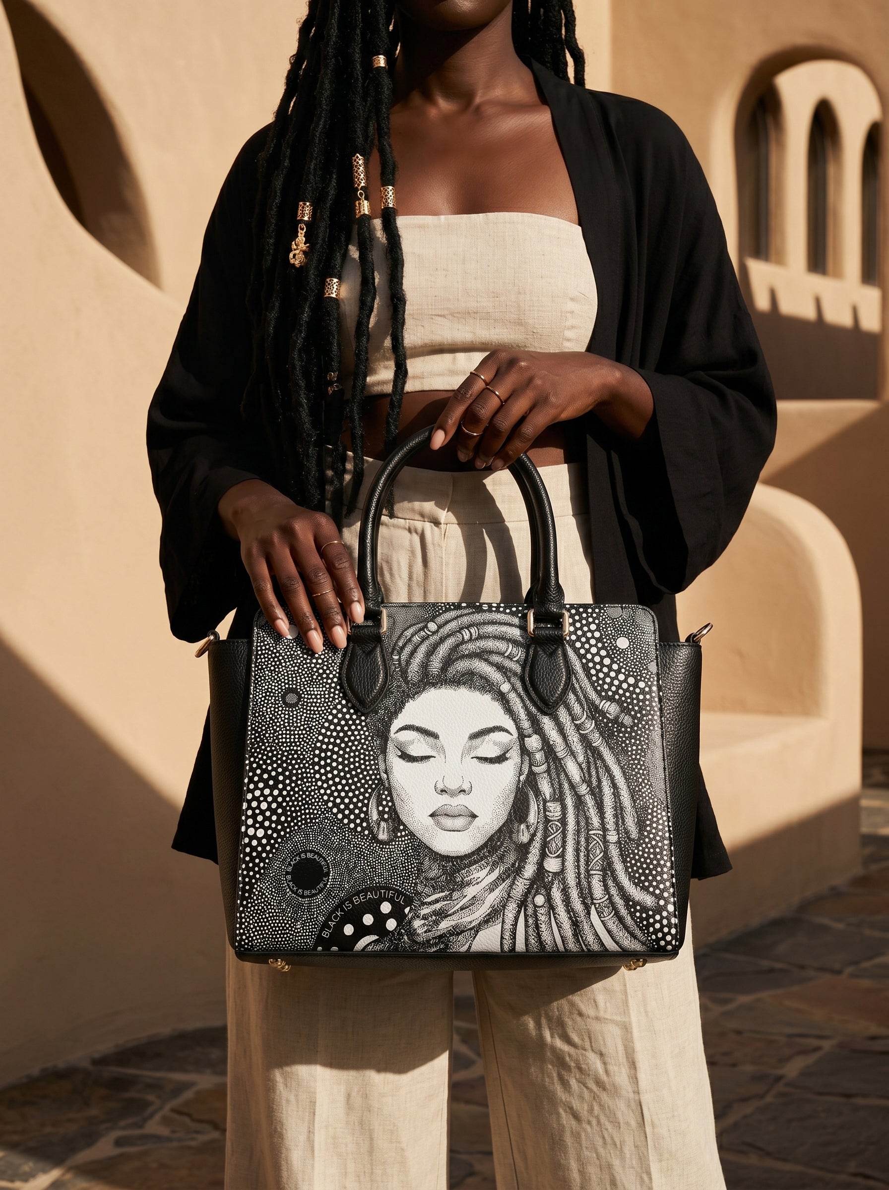 "Naledi" Nembo Leather Handbag