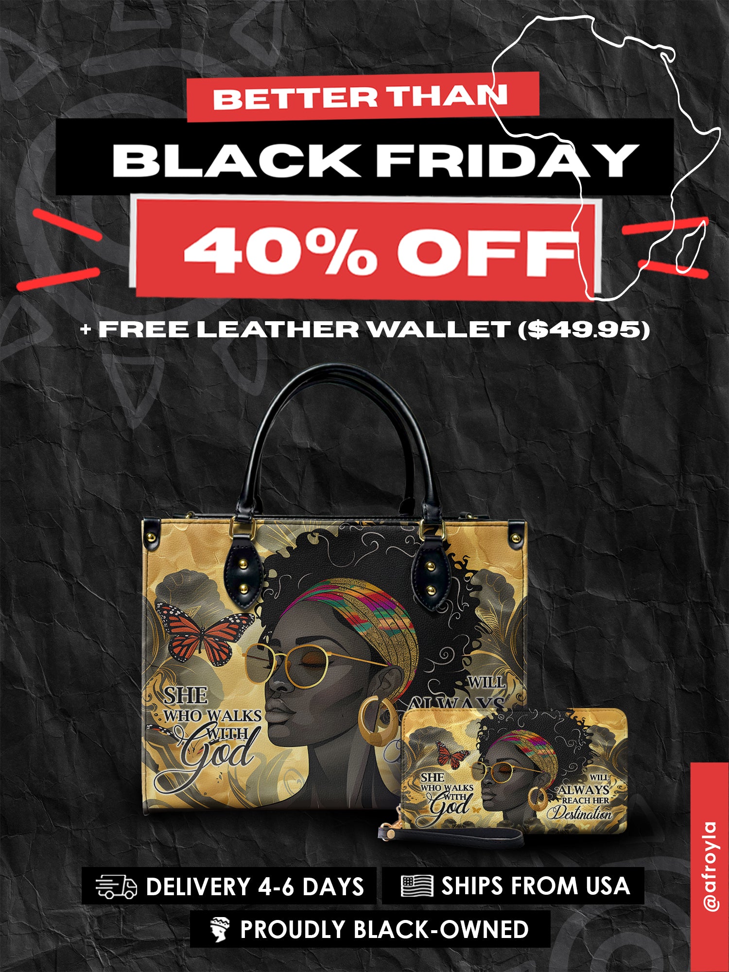 "Njia" Leather Handbag Deal