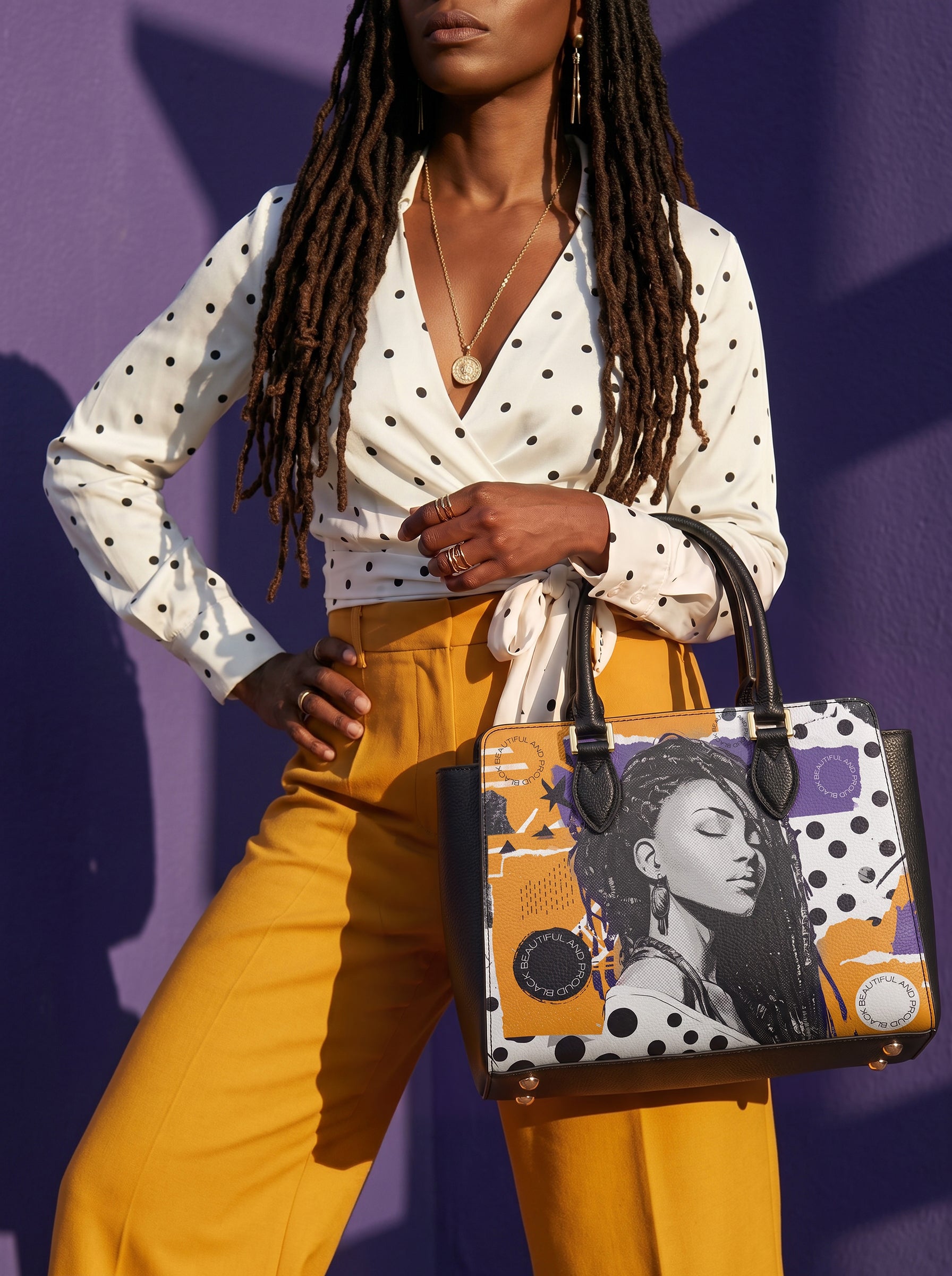 "Odessa" Nembo Leather Handbag