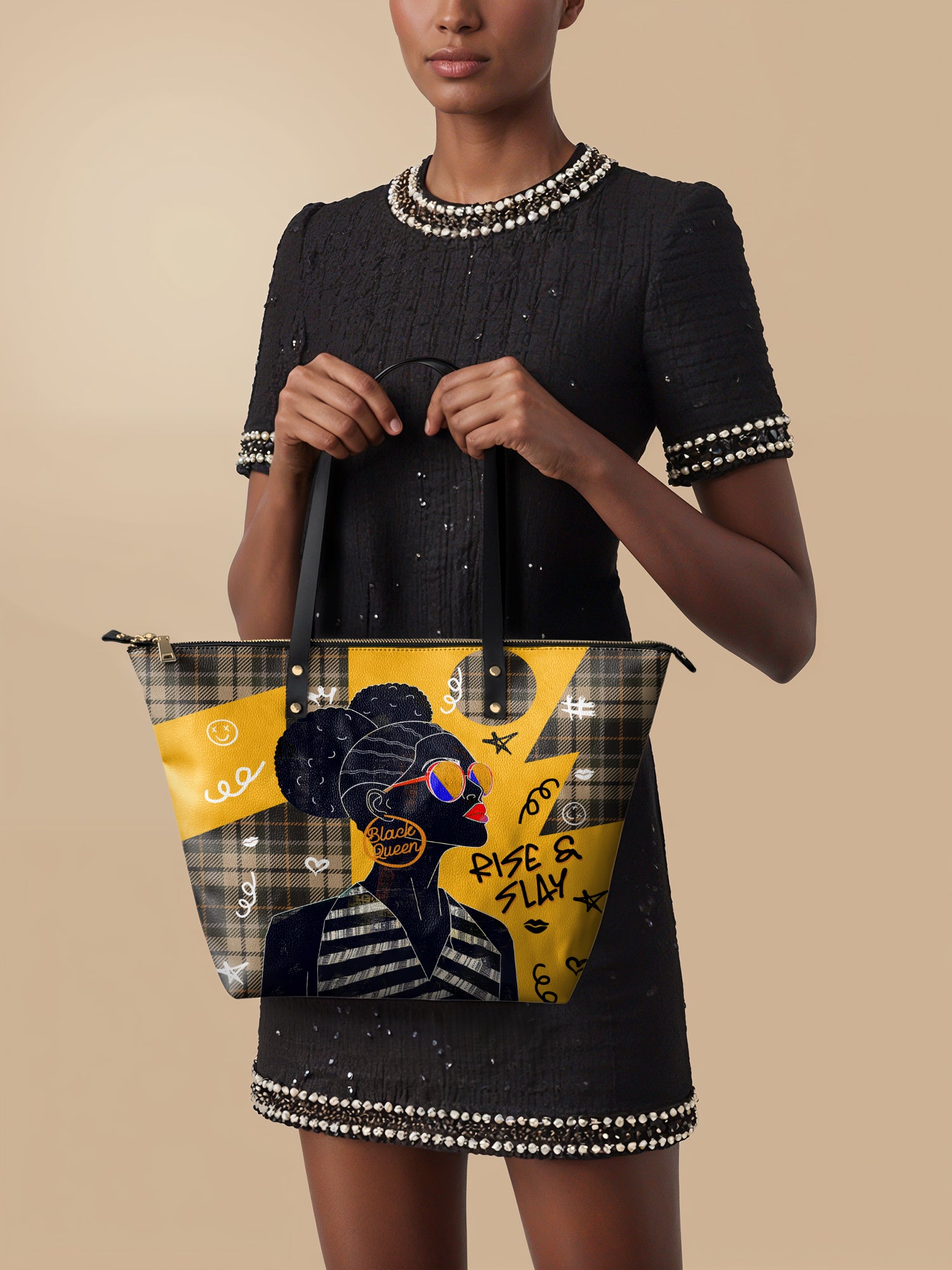 "Sanaa" Cornbread Leather Tote Bag Deal