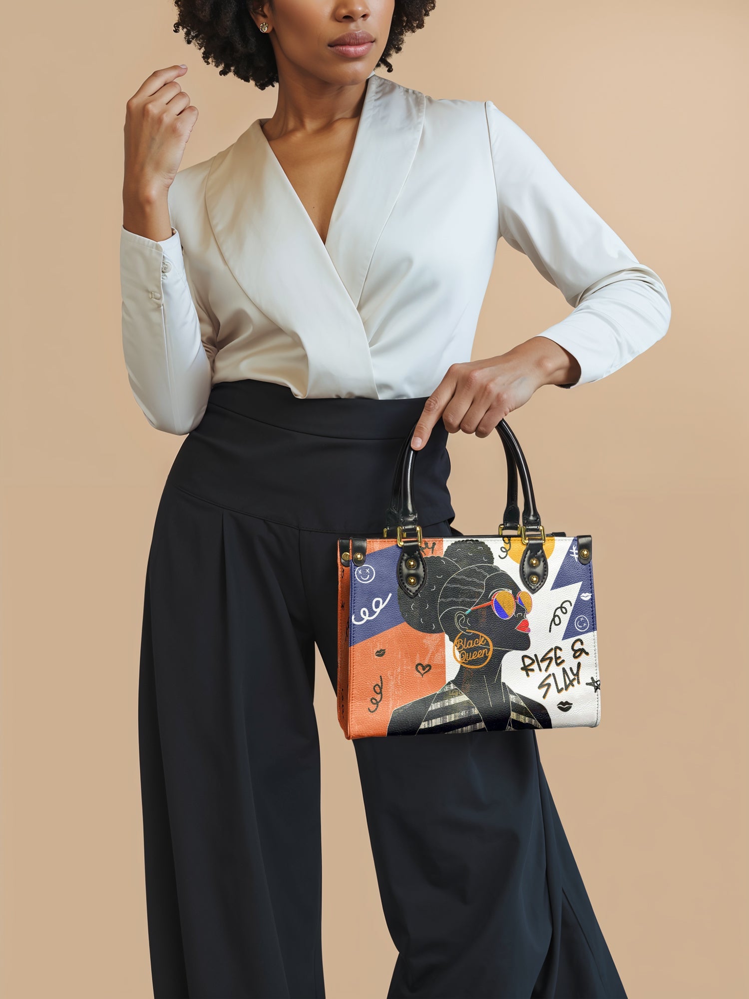 "Sanaa" Salt Pop The Signature Duo Bundle - Small Leather Handbag