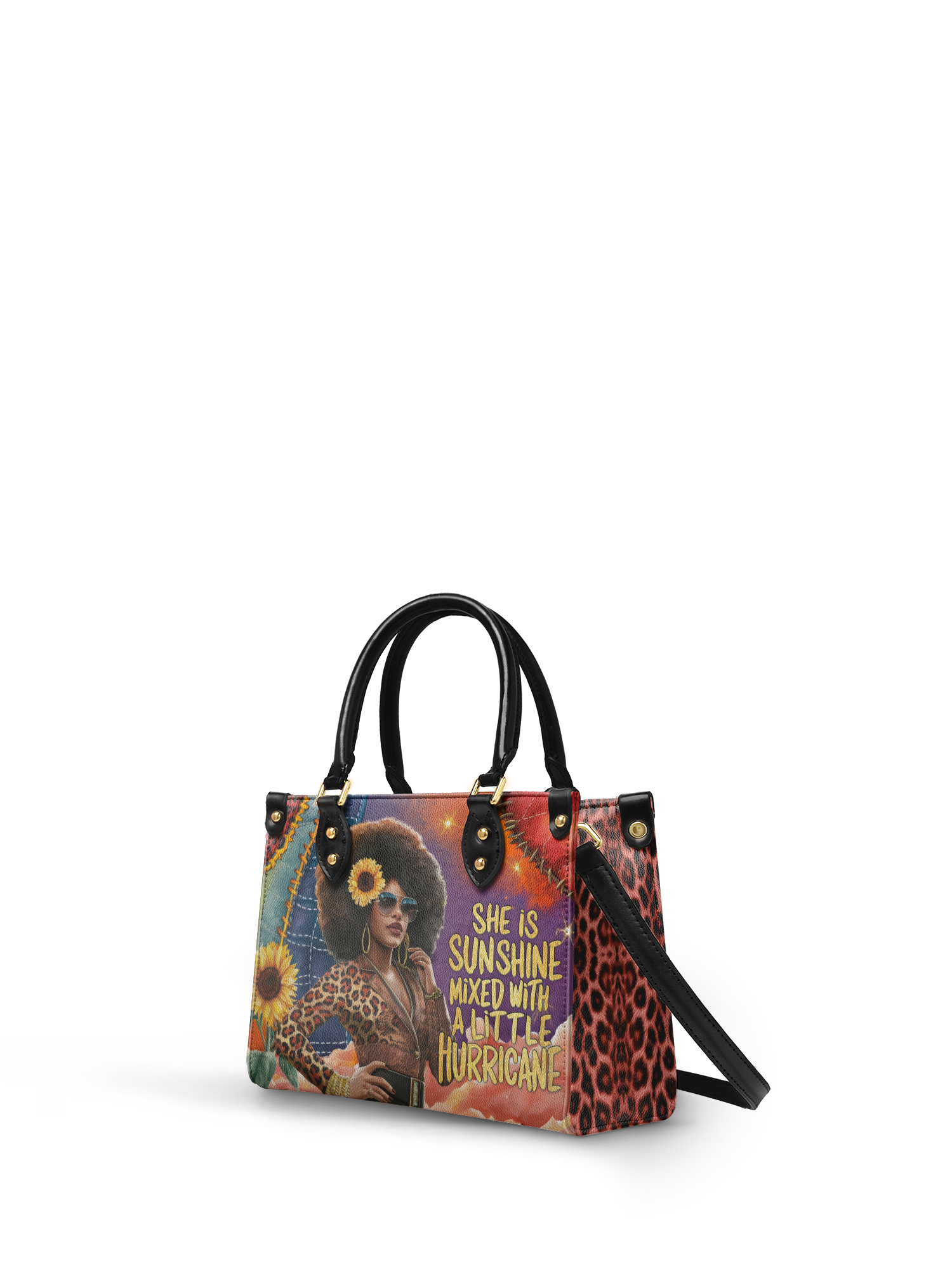 "Huriya" Small Leather Handbag
