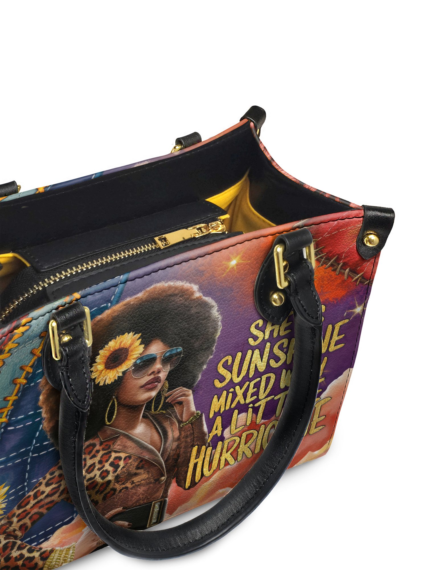 "Huriya" Small Leather Handbag