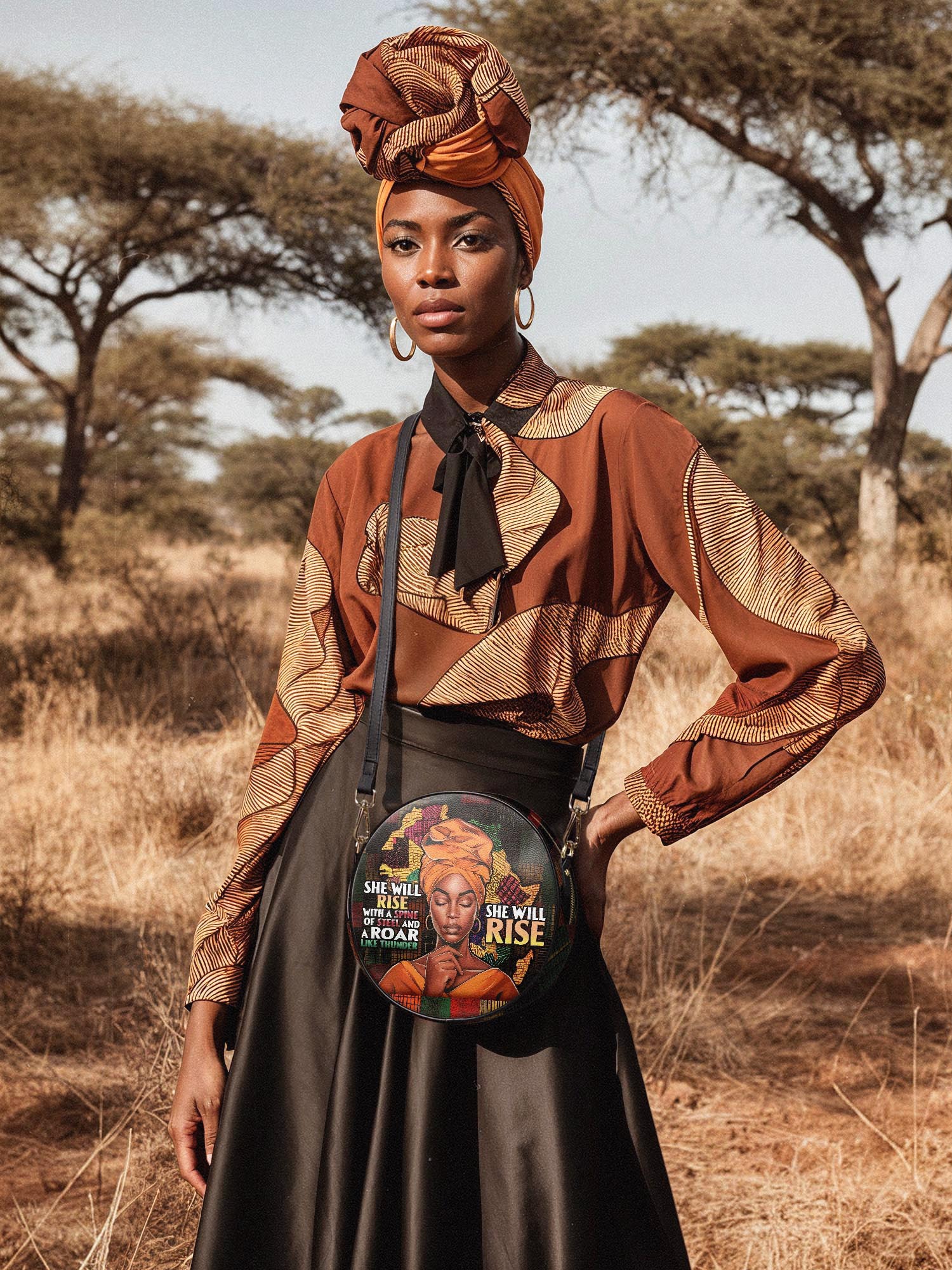 "Thundara" Circle Crossbody Bag