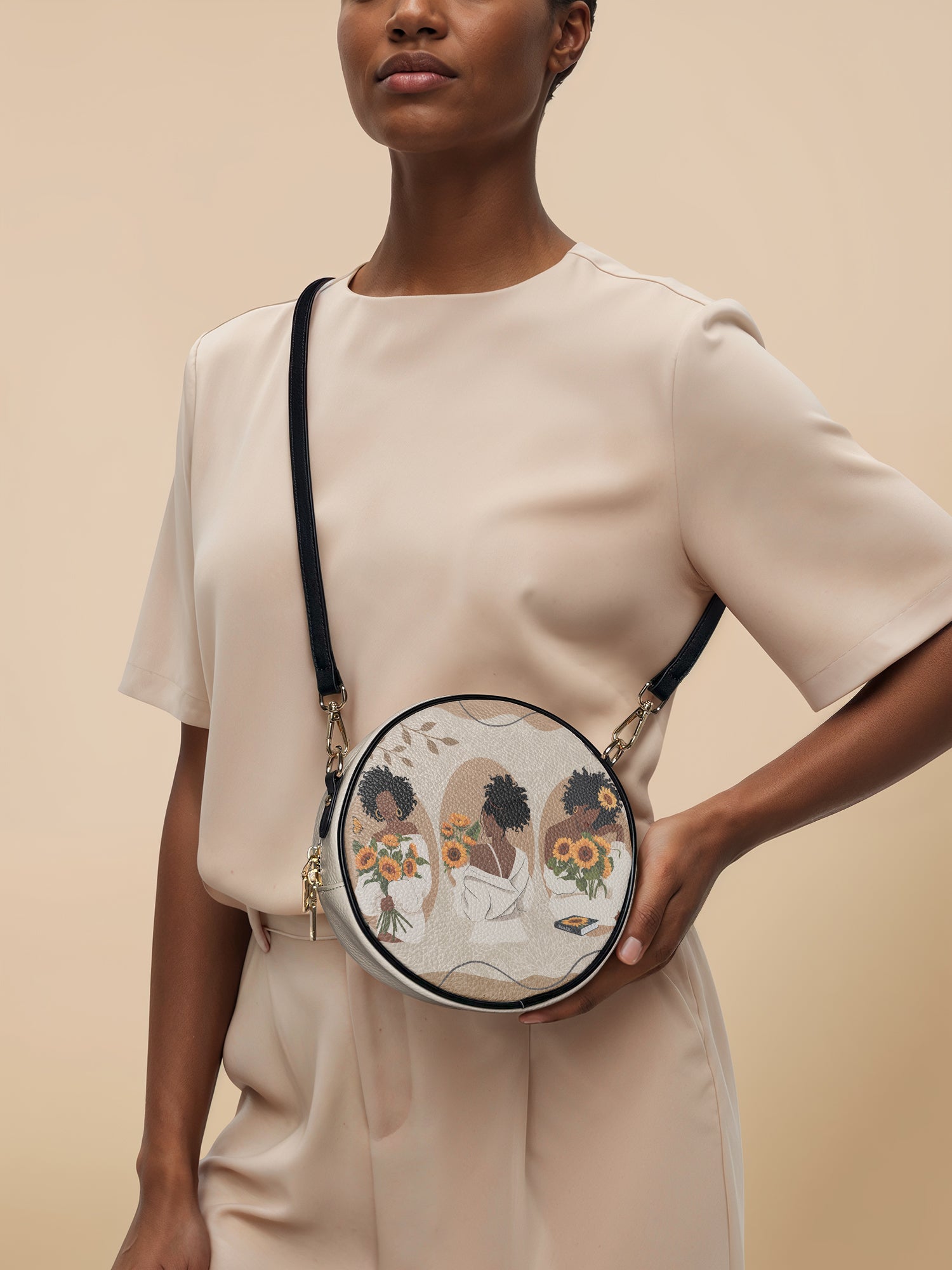 "Solina" Circle Crossbody Bag