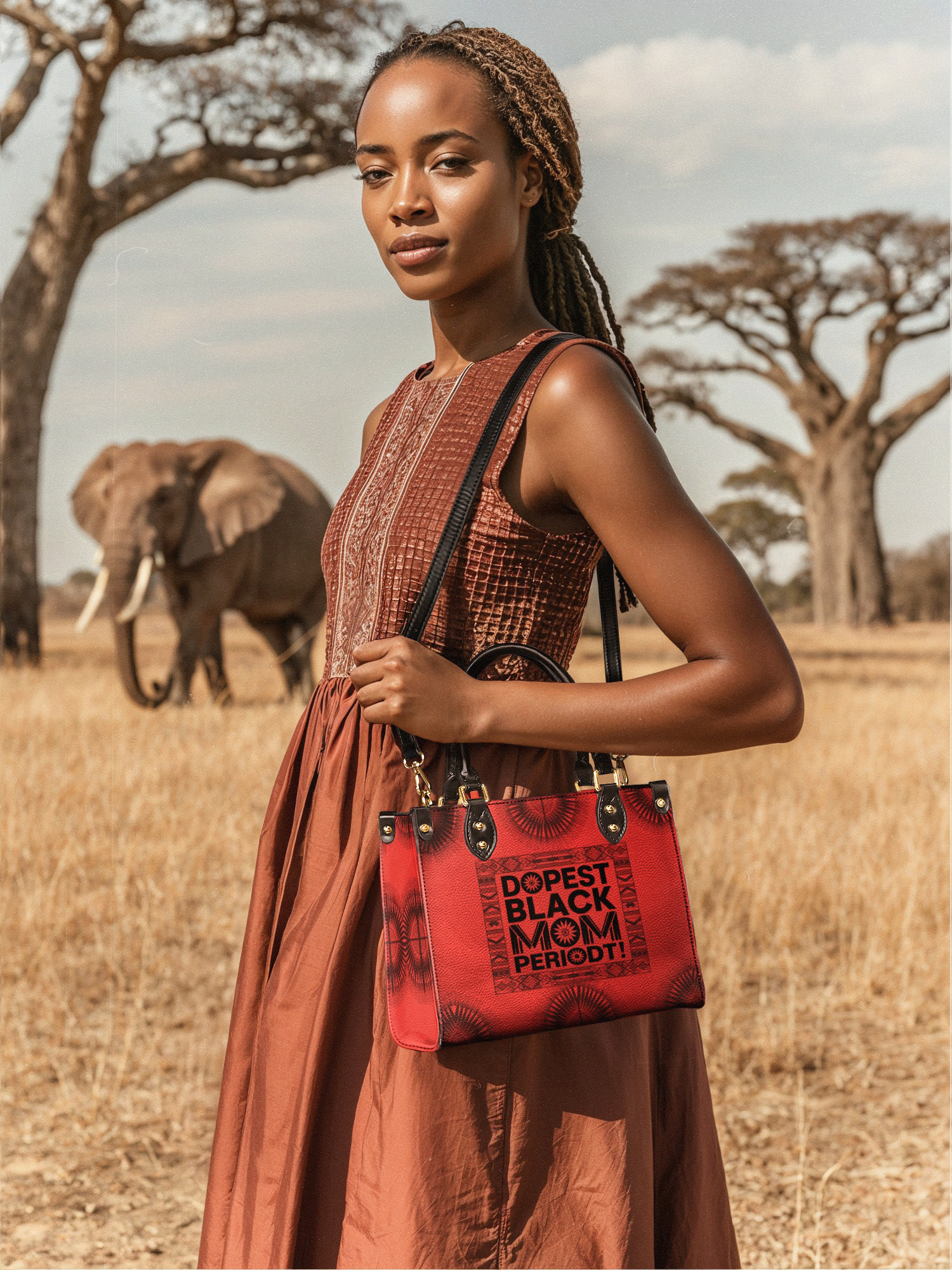 "Tajimom" The Signature Trio Bundle - Small Leather Handbag